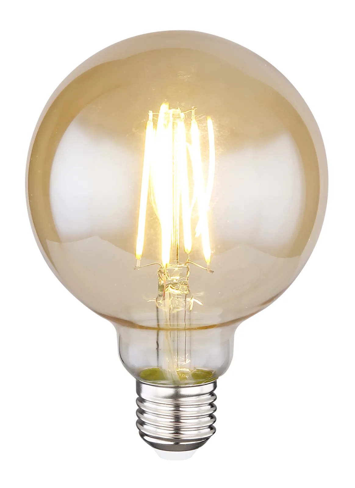 LED LEUCHTMITTEL GLAS AMBER, 1XE27 LED